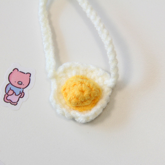 Small/Medium plush crochet bibs clothes outfits - MXM-19 - Picture 1 of 1